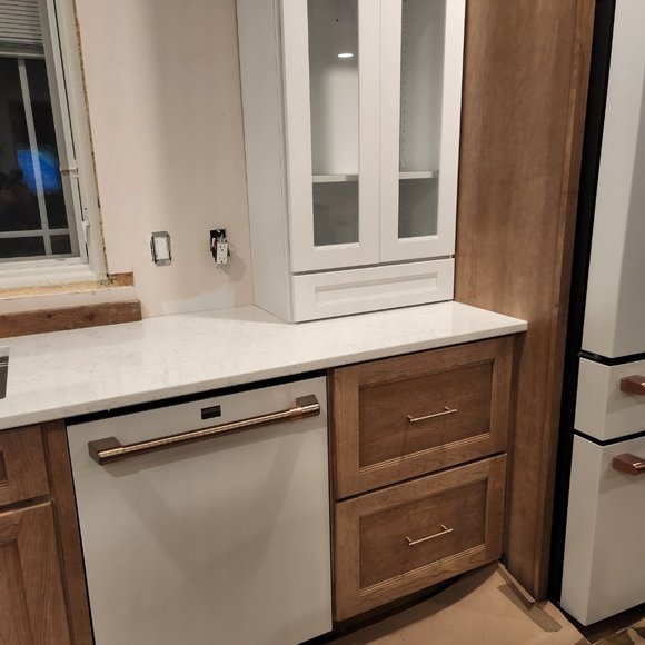 GE Cafe COPPER HANDLES and knobs for fridge, Dishw, double oven - Picture 2 of 4